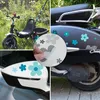 easydruck24de Aufkleber-Set Blumen Blümchen I blau grün Produktbild-Vorschau 2