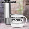 Trendation - Gamer Spruch Emaille Tasse Controller Geschenk Produktbild-Vorschau 3