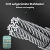 Fahrradschlösser, schwarzes Kabelschloss, mit Produktbild-Vorschau 6