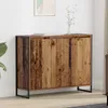 vidaXL Seitenschrank Altholz 96,5 x 30 x 75 cm Produktbild-Vorschau 1