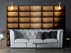 MG Design nástenný panel 30 x 60 cm čalúnený hnedý - Náhľad obrázku produktu 6
