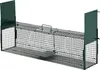 PawHut Piège Vivant Cage Attrape 100 x 25 x 28 cm Piège Voir les images du produit 1