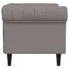 CLORIS Chesterfield-Sessel Taupe Stoff 372543 Produktbild-Vorschau 5