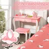 GOPLUS Kinder Schminktisch-Set, Exquisiter Frisiertisch Produktbild-Vorschau 2
