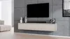AX LIVING Buffet bas design beige Loriano 2x100 cm Armoire Voir les images du produit 2