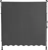2 Stück Klemmmarkise 250x130cm GRAU Balkonmarkise Produktbild-Vorschau 5