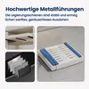 Heikoeco® weißfarbene erweiterbare Teleskopschublade mit Produktbild-Vorschau 5