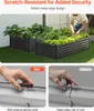 Vevor Podwyższona Grządka Ogrodowa Metalowa 1800X900X430 Mm Podgląd zdjęcia produktu 4