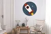 MuchoWow® Rundes Wandbild - Runde Bilder Illustration - Produktbild-Vorschau 4