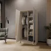 Drehtürenschrank LARO 100 cm Moderner Kleiderschrank mit Produktbild-Vorschau 3