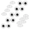 5 Sicherheits-Augen weiß schwarz Produktbild-Vorschau
