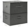 vidaXL Aufbewahrungsboxen 2 Stk. Stoff 43x34x23 cm Produktbild-Vorschau 8