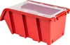5 x box di stoccaggio in plastica impilabili box di Anteprima dell’immagine prodotto 4