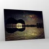 Bilder auf glas - See Nacht Wasser - 100x70cm - Glasbilder Produktbild-Vorschau 4