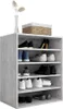 vidaXL Scarpiera grigio cemento 60x35x70 cm materiale a Anteprima dell’immagine prodotto 8