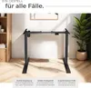 tectake® Tischgestell Yannick 85 - 129 x 65 x 71 - 121 cm Produktbild-Vorschau 6