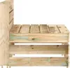 Divano da garden center realizzato con pallet di pino Anteprima dell’immagine prodotto 3