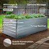 AREBOS Hochbeet Metall 240x90x79 cm – Verzinktes Produktbild-Vorschau 3