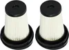 Two conical vacuum cleaner filters with black plastic bases and tops. Produktbild-Vorschau