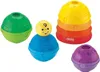 A collection of colorful stacking toys for children. Produktbild-Vorschau