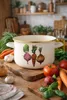 Casserole émaillée pour légumes, 22 cm, 6 litres Voir les images du produit 1