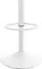 The base of a white bar stool is shown against a white background. Produktbild-Vorschau