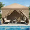 FCH Faltpavillon 3x3 m Gartenpavillon mit 4 Seitenteilen, Produktbild-Vorschau 2
