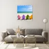 Bilder auf glas - Sunbed ufer florida Sommer - 60x60cm - Produktbild-Vorschau 7