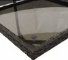 vidaXL 5-tlg. Garten-Essgruppe mit Kissen Schwarz Poly Produktbild-Vorschau 7