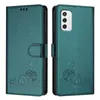 Leder Hülle für Samsung Galaxy M52 5G Süße Katze Flip Case Produktbild-Vorschau 2