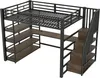 okwish vyvýšená postel 140×200 pro mládež, kovová postel s Náhled obrázku produktu 8