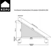 Kopu® Sonnensegel Dreieckig 5x6x7,8 mtr 230 Gramm Produktbild-Vorschau 5