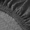 Potah na židli – tmavě šedý, s vzorem Jacquard – Náhled obrázku produktu 10