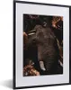 MuchoWow® MuchoWow® Gerahmtes Poster Elefant - Blumen - Produktbild-Vorschau 1