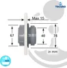 Kombi-Set Anschraub-Muffe DN 40, KS-grau, inkl. Produktbild-Vorschau 4