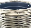 VAN DER LEEDEN DRYPOT® Rattan Pflanzkübel Grau Ø 83 cm - Produktbild-Vorschau 2