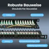 Extralink Patchpanel CAT6 UTP 24-Port 0,5U für 19" Produktbild-Vorschau 2