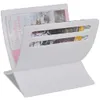 vidaXL Porte-revues en bois sur pied blanc Voir les images du produit 12