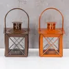 2er Set Windlicht H10cm Laterne Braun Metall Tischdeko Produktbild-Vorschau 4