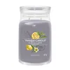 Yankee Candle Signature, Zylinder, Grau, Black tea (leaf), Produktbild-Vorschau 1