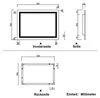 Badspiegel mit Beleuchtung LED 70x50 cm Beschlagfrei Produktbild-Vorschau 7