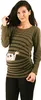 T-shirt de grossesse manches longues bébé qui fait coucou – Voir les images du produit 2