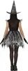 Strega Halloween Costume Grigio Magico Mistico Anteprima dell’immagine prodotto 5