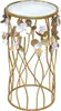 Beistelltisch Roland rund goldfarben 30x30x60 cm mit Produktbild-Vorschau 2
