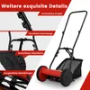 Vřetenová sekačka COSTWAY, ruční sekačka na trávu se Náhled obrázku produktu 8