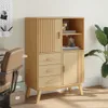 Credenza OLDEN Brown 85x43x125 cm in legno massiccio di Anteprima dell’immagine prodotto 3