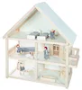 Wooden Dollhouse - ROBA - 3 floors with 16 pieces of Productafbeelding-voorbeeld 1