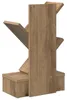 vidaXL Boekenrek, 3-laags, 30 x 18 x 48 cm, houtvezel Productafbeelding-voorbeeld 6