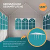 Casaria Gazebo da Giardino 3x6m Protezione UV 18m² Anteprima dell’immagine prodotto 6