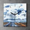 Coloray Uhr auf Leinwand 30x30 cm Wand Uhr Dekoration Produktbild-Vorschau 2